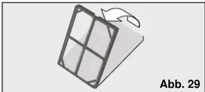 BOSCH PAS 0740 - Einbau des 2-fach-Zusatz-Filters: - 1