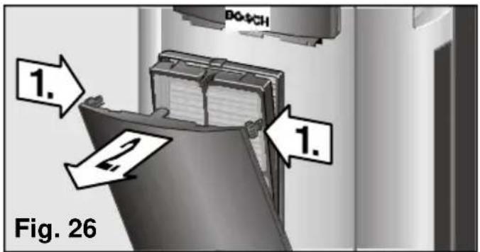 BOSCH PAS 0740 - Limpieza y cambio de filtros purificadores - 1