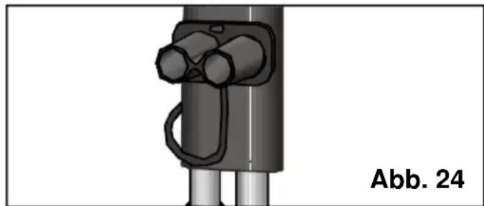BOSCH PAS 0740 - Anschluss des Schlauches an das Innengerät - 1