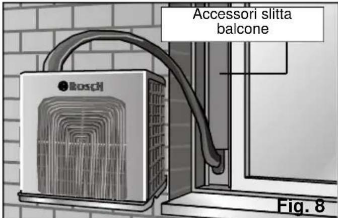 BOSCH PAS 0740 - Sistemazione dell'unità esterna - 1