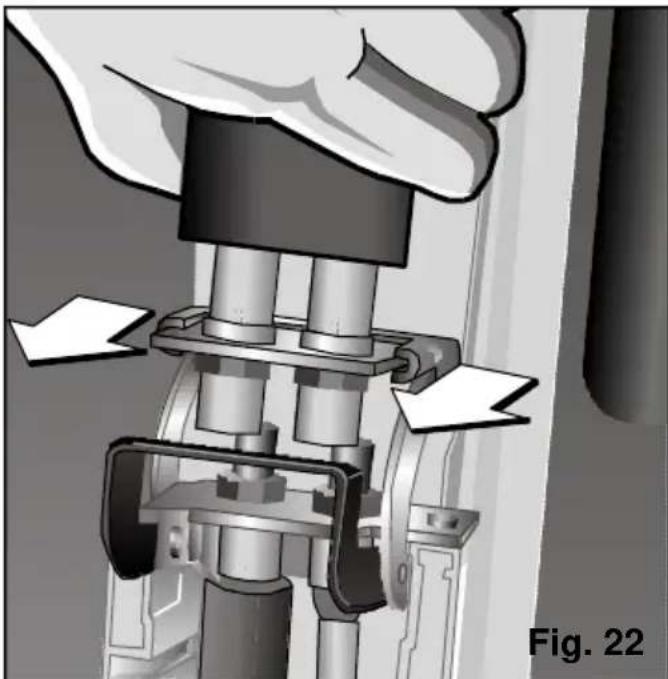 BOSCH PAS 0740 - Separating the flexible hose from the indoor unit - 5