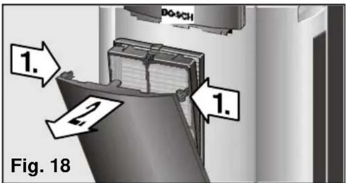 BOSCH PAM 21011 - Nettoyage et changement des filtres purificateurs - 1