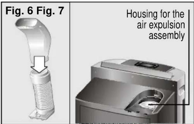 BOSCH PAM 21011 - Preparing the appliance before use Installing the air expulsion tube - 1