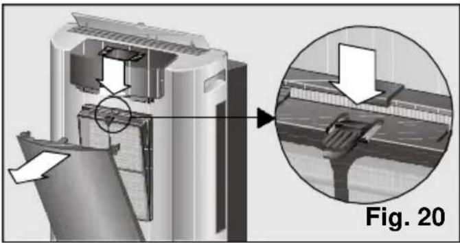 BOSCH PAM 21011 - Limpeza e substituição dos filtros purificadores - 3