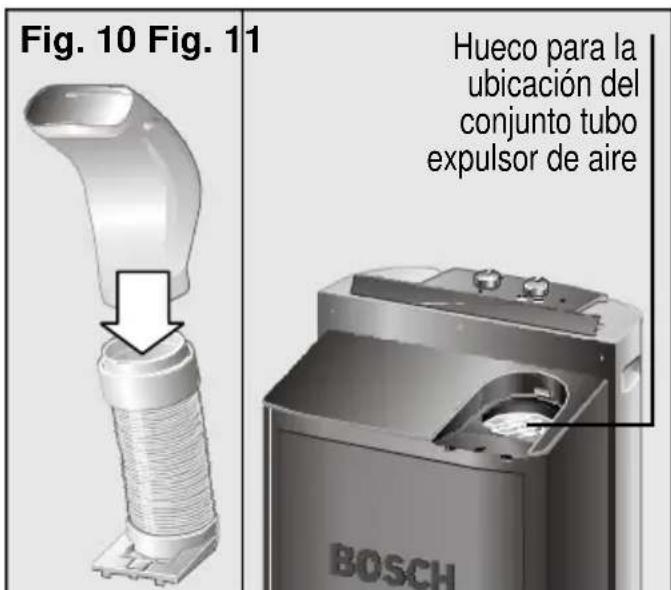 BOSCH PAM 17000 - Posibilidades de evacuar el aire al exterior - 1