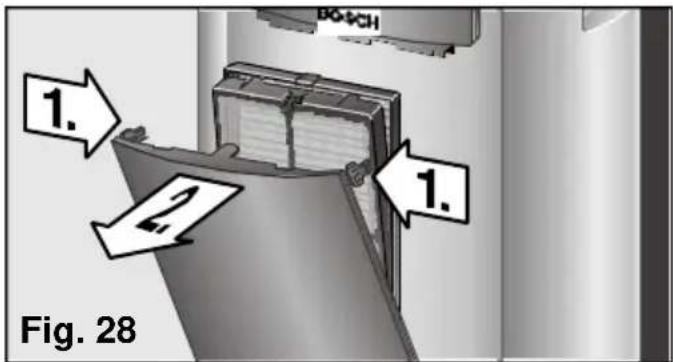 BOSCH PAM 17000 - Nettoyage et changement des filtres purificateurs - 1