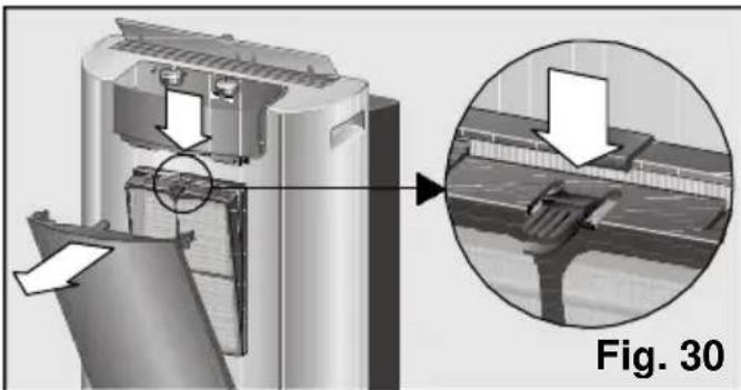 BOSCH PAM 0320 - Cleaning and changing the purifying filters - 3