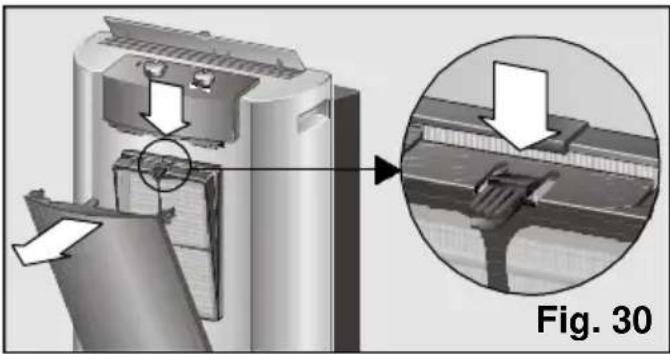 BOSCH PAM 0330 - Cleaning and changing the purifying filters - 3