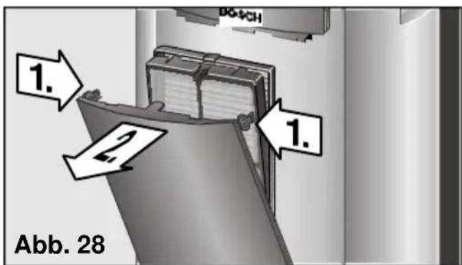 BOSCH PAM 0330 - Reinigung und Austausch der Filter - 1