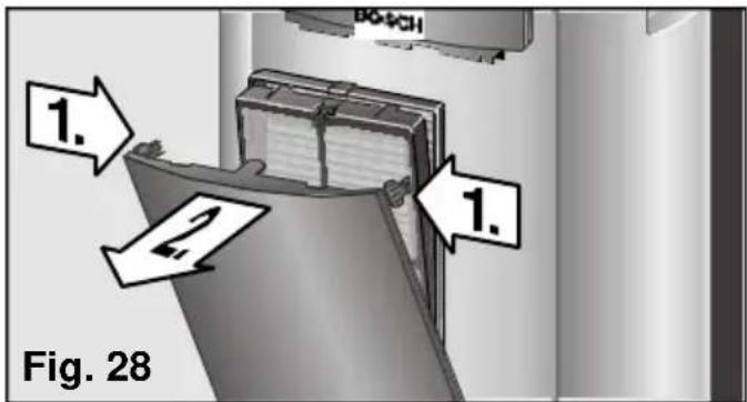 BOSCH PAM 0330 - Nettoyage et changement des filtres purificateurs - 1