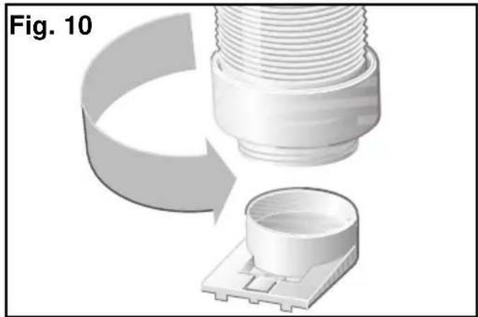 BOSCH PAM 0540 - Fitting the air expulsion tube and accessories onto the appliance - 3