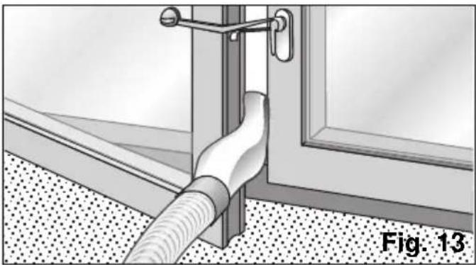 BOSCH PAM 0540 - Ways of releasing air outdoors Temporary installation - 1