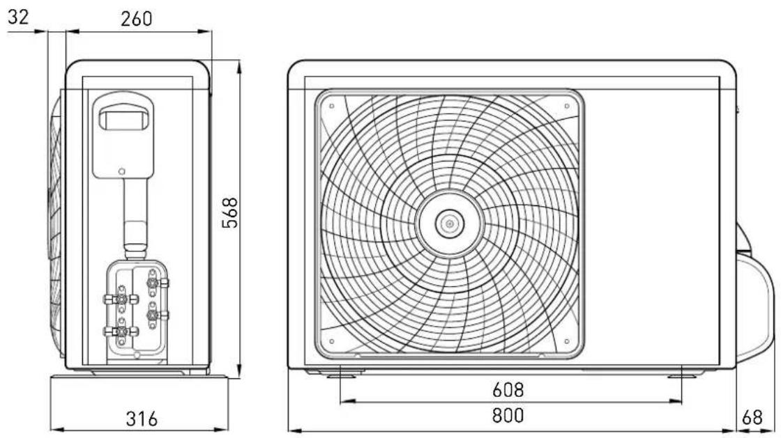 Ariston Thermo Miros 35 XC4I - DIMENSIONI/ DIMENSIONS / DIMENSIONS DIMENSIONES / DIMENSÕES/ AFMETINGEN - 2