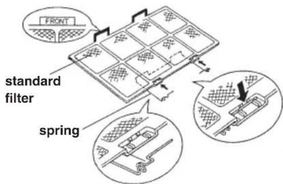 ARGO Ulisse 1013A - Replacement of air clean filter - 2