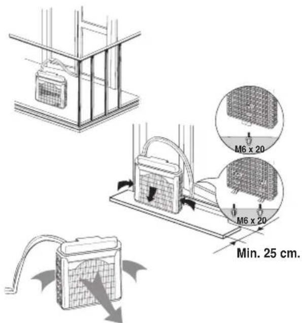 ARGO Ulisse 1013A - INSTALLAZIONE TIPO C (CON SUPPORTO) - 1