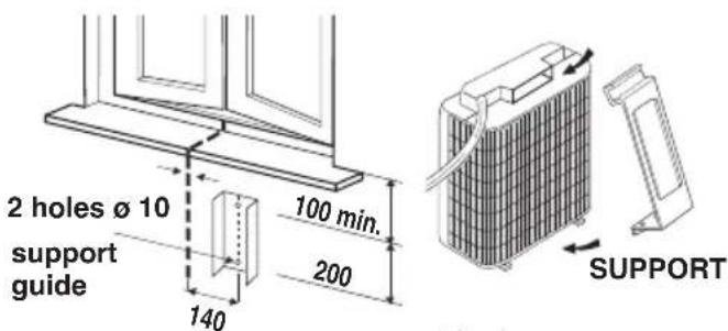ARGO Ulisse 1013A - INSTALLATION TYPE C (USING THE SUPPORT) - 1