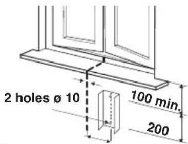 ARGO Ulisse 1013A - SUPPLEMENTARY BASKET OR SUPPORT GUIDE KIT FOR OUTDOOR UNIT - 4