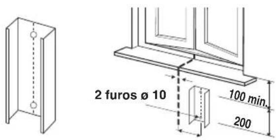 ARGO Ulisse 1013A - KIT CESTO OU SUPORTE PARA UNIDADE EXTERIOR SUPPLEMENTAR - 2