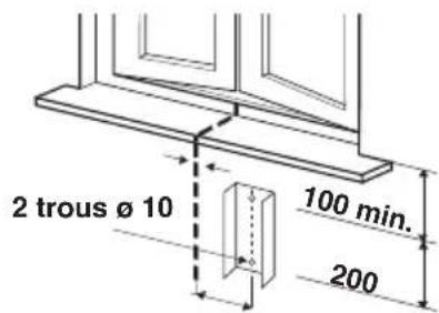 ARGO Ulisse 1013A - KIT PANIER OU GLISSIERE DU SUPPORT UNITE EXTERIEURE SUPPLEMENTAIRES - 4