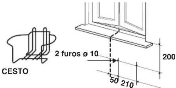 ARGO Ulisse 1013A - KIT CESTO OU SUPORTE PARA UNIDADE EXTERIOR SUPPLEMENTAR - 1