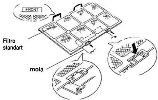 ARGO Oscar Twin 14 AMR214CTA - Encaixe a mola ao filtro standart: - 1