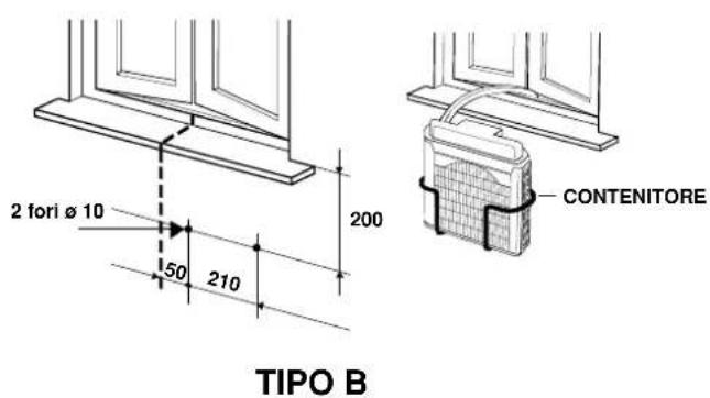 ARGO Oscar Twin 14 AMR214CTA - INSTALLAZIONE TIPO C (CON SUPPORTO) - 2
