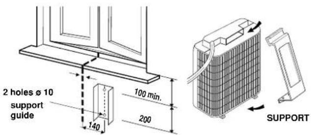 ARGO Oscar Twin 14 AMR214CTA - INSTALLATION TYPE C (USING THE SUPPORT) - 3