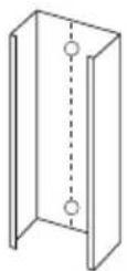 ARGO Oscar Twin 1114A - SUPPLEMENTARY BASKET OR SUPPORT GUIDE KIT FOR OUTDOOR UNIT - 3
