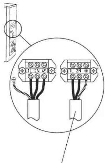 Ariston Thermo Miros 25 XC4I - Ligação à rede electrica - 2
