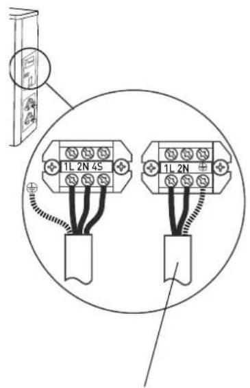 Ariston Thermo Miros 25 XC4I - Conexión a la red electrica - 2