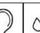 Amcor HWAM9KE - TYPEPLAATJE PLAQUE SIGNALÉTIQUE RATING LABEL - 22