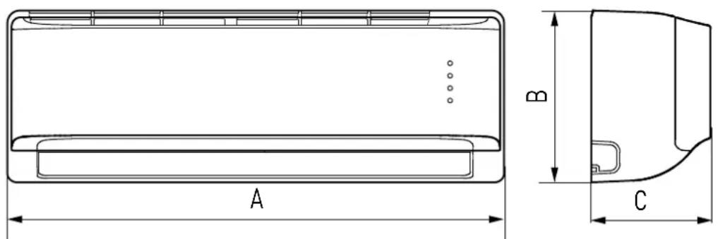 Ariston Thermo Alys - DIMENSIONI/ DIMENSIONS / DIMENSIONS DIMENSIONES / DIMENSÕES/ AFMETINGEN - 1