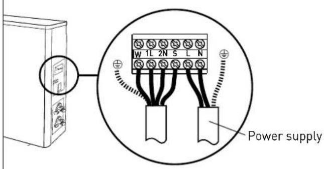 Ariston Thermo Alys - Connecting to the mains electricity supply - 1