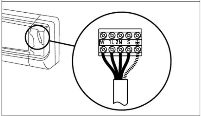 Ariston Thermo Alys - Ligação da unidade interna - 1