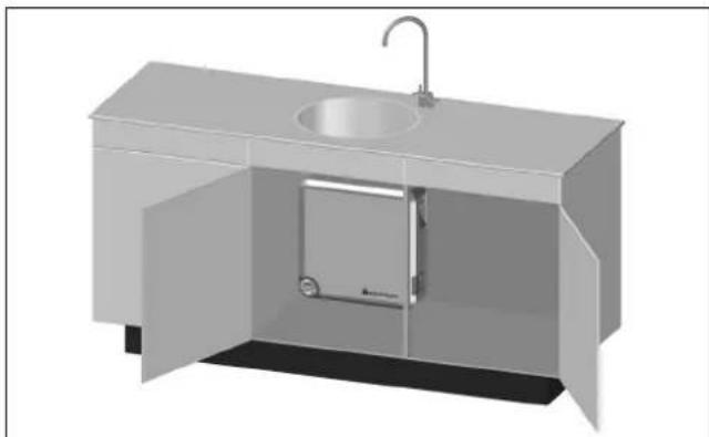 INVENTUM Modesto Hotfill - Sekil 6 Slide-in kazanin supurgelik arkasina yerleştilmesi - 5