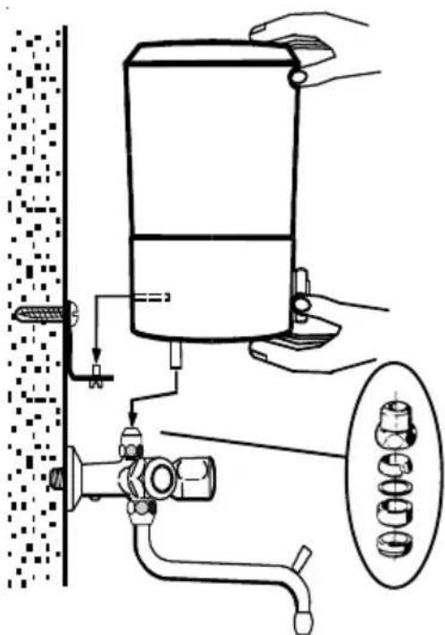 AEG Thermofix GL - Waterreservoir opzetten - 1
