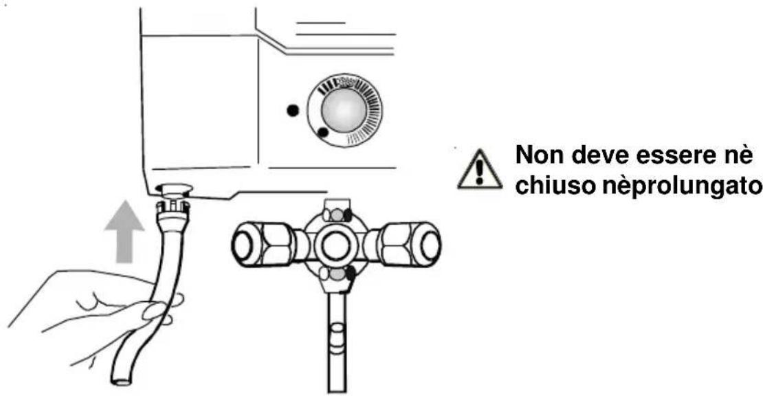 AEG Thermofix GL - Montaggio del tubo di trabocco - 1