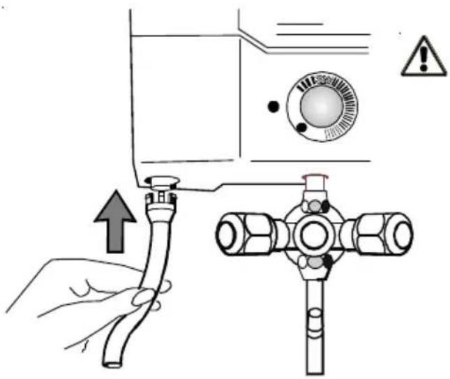AEG Thermofix GL - Überlaufrohr montieren - 1