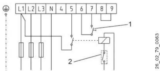 AEG STM 20 - Position du disjoncteur I:2/4 kW,1/N/PE\~ 230 V - 3