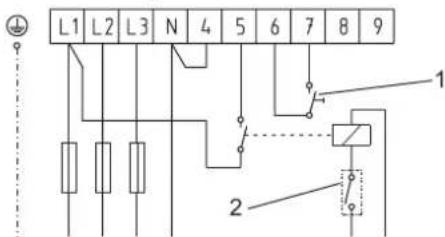 AEG STM 20 - Schalterstellung I: 2/4 kW, 1/N/PE ~ 230 V   Schalterstellung II: 4/4 kW, 1/N/PE ~ 230 V - 2