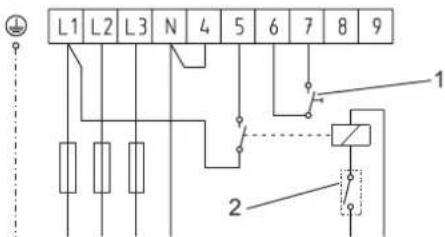 AEG STM 20 - Schakelaarstand I: 2/6 kW, 3/N/PE ~ 400 V - 1