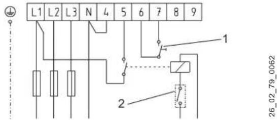 AEG STM 20 - Position du disjoncteur I:2/4 kW,1/N/PE\~ 230 V - 2