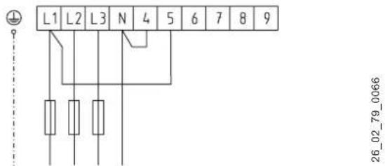 AEG STM 20 - Position du disjoncteur 1:2 (6) kW,3/N/PE 400V - 1