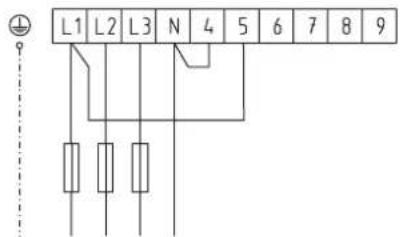 AEG STM 20 - Schalterstellung I: 2 (6) kW, 3/N/PE ~ 400 V - 1
