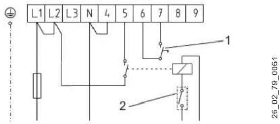 AEG STM 20 - Position du disjoncteur I:2/4 kW,1/N/PE\~ 230 V - 1