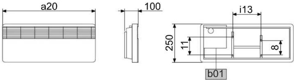 AEG KLE 502 - Dimensions and connections - 1