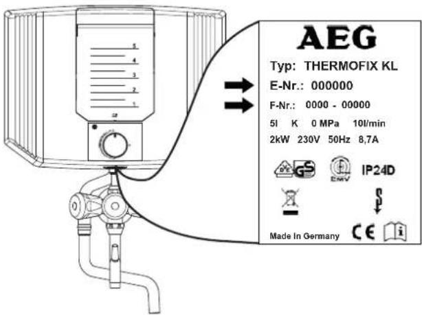 AEG Thermofix KL - Aide au dépannage - 1