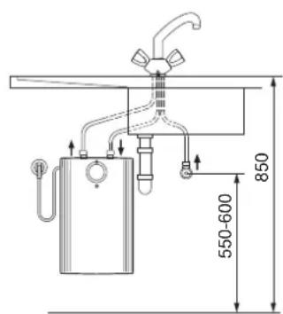 AEG HUZ 5 OKO COMFORT - Huz 5 ÖKO Comfort - Untertischmontage - 3