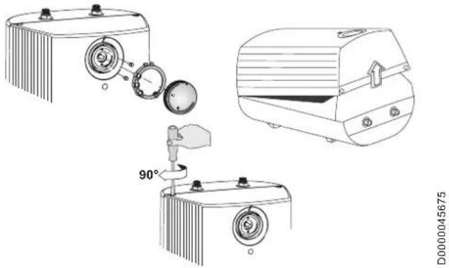 AEG HUZ 5 OKO COMFORT - Opening the appliance - 1