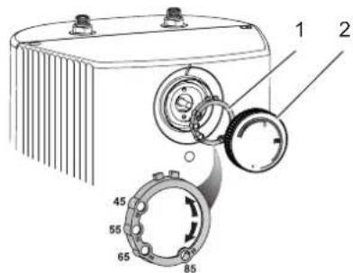 AEG HUZ 5 OKO COMFORT - Setting the temperature limit - 1